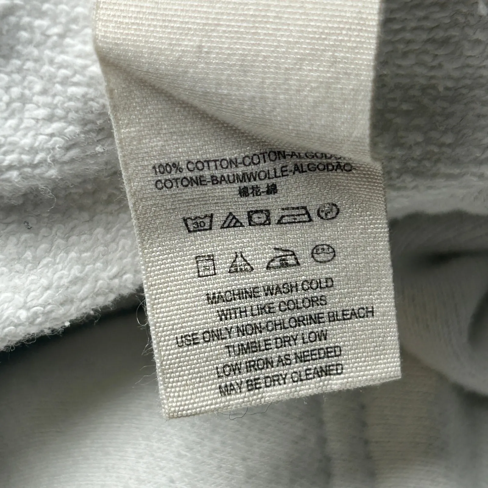 Free People White‎ Hooded Balloon Sleeve Sweatshirt Hoodie Oversized XS Pockets - Image 8