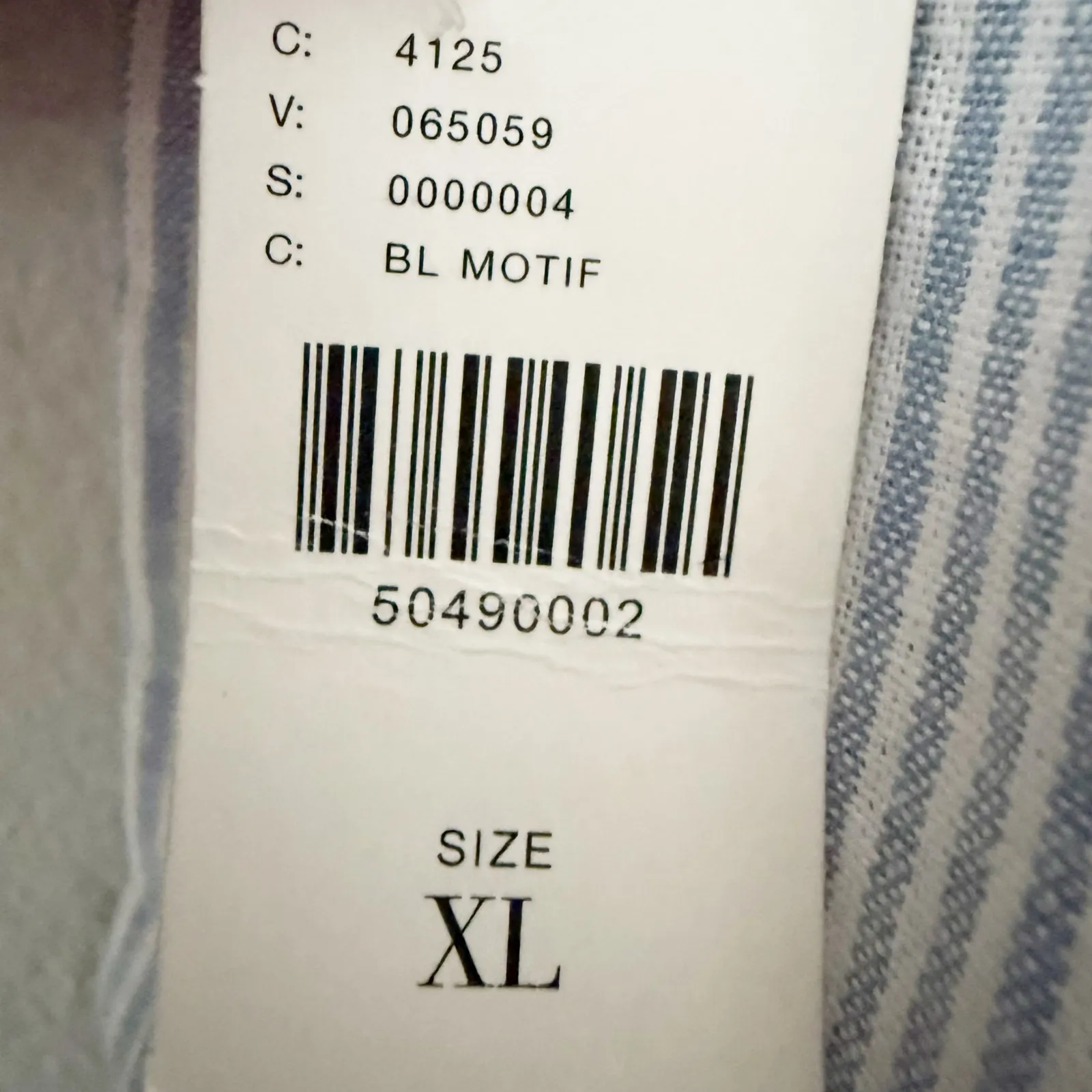 BY ANTHROPOLOGIE | Blue White Seersucker Linen Blend Striped Shorts | Size XL - Image 7