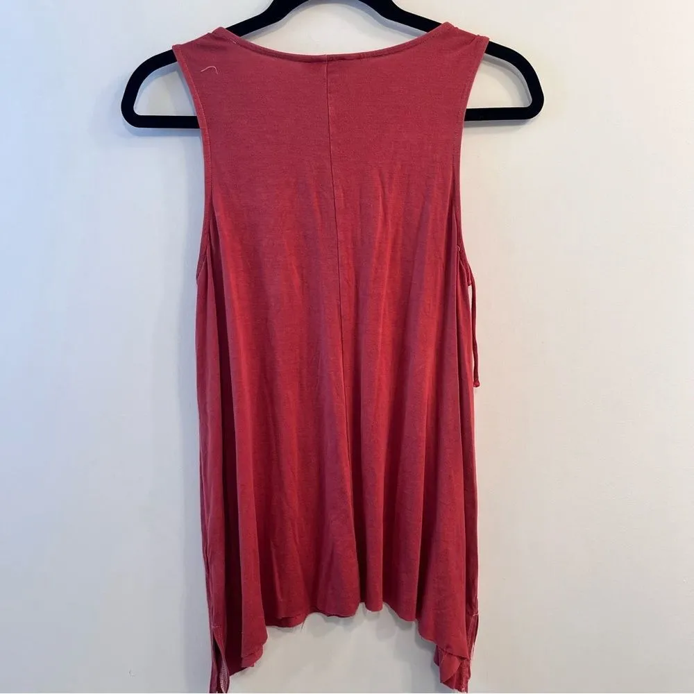 American Eagle Soft & Sexy Gray Corset Laced Tank - Image 10