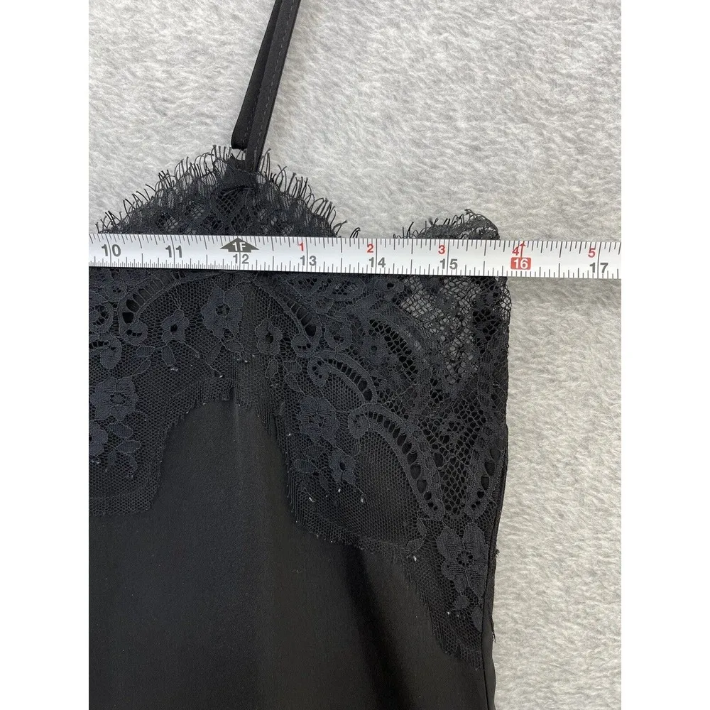 STORIA Women's Solid Black Nightie Lingerie Lace Sweetheart Neck Sleeveless Smal - Image 8