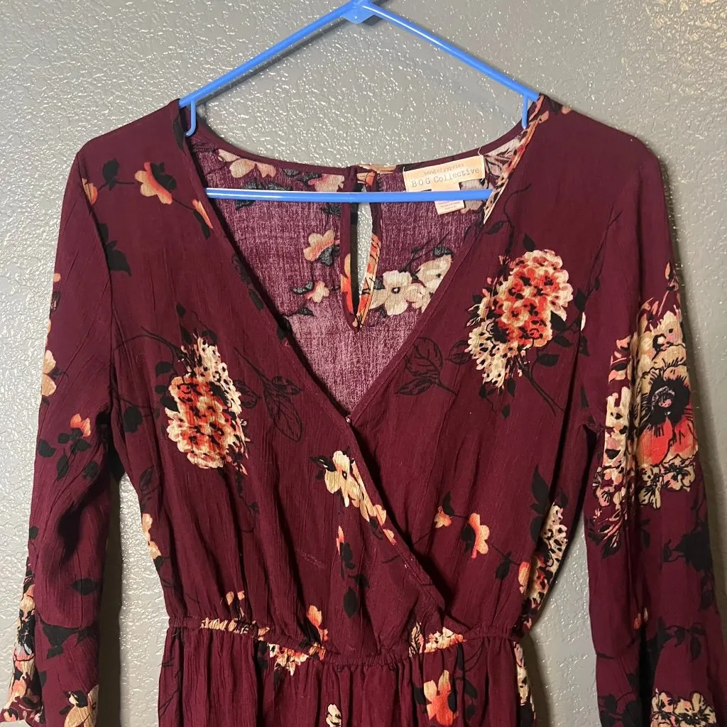 BOG Collection Floral Print Romper - Image 5