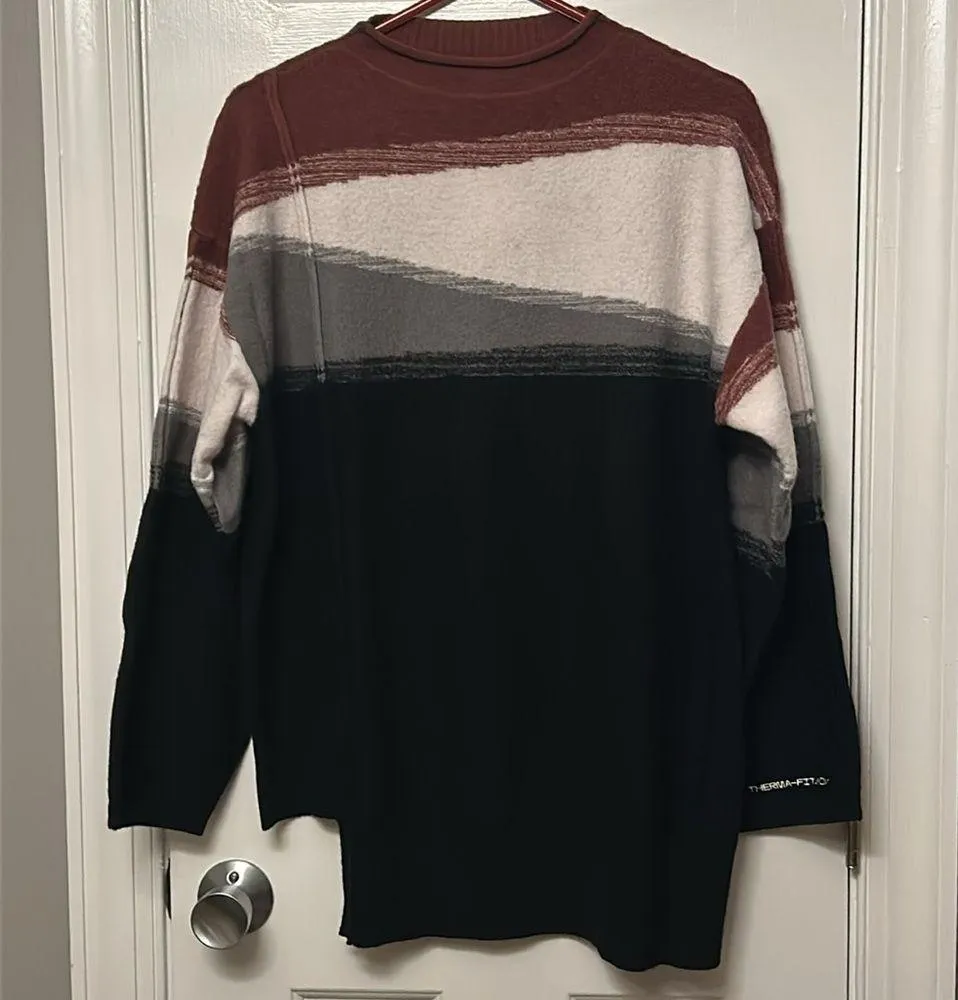 Nike Yoga Therma-FIT ADV Wool Orewood Long Sleeve Knit Sweater - Image 6