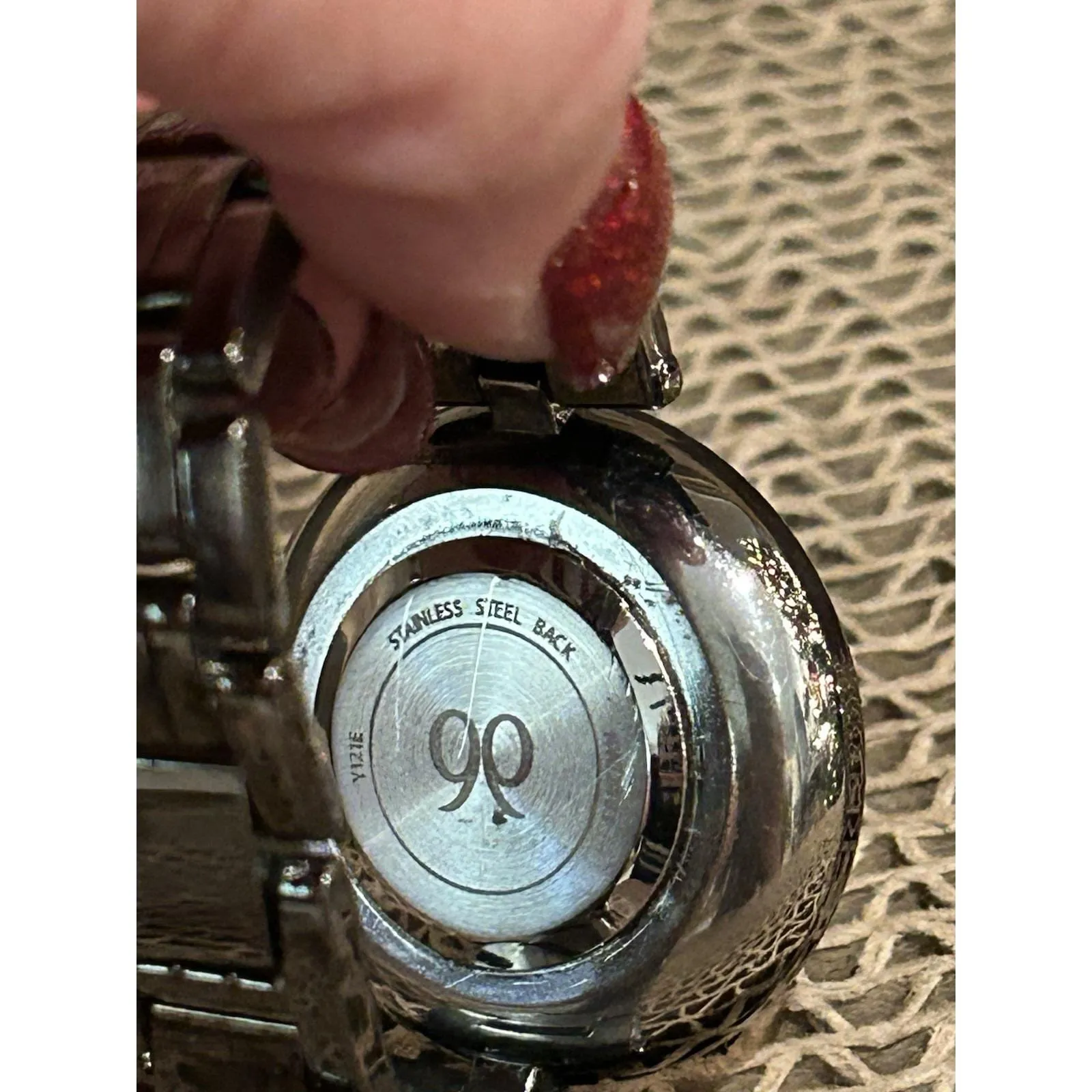 Nine West Diamond Accent Ladies Watch Stainless Steel Band Works - Image 5