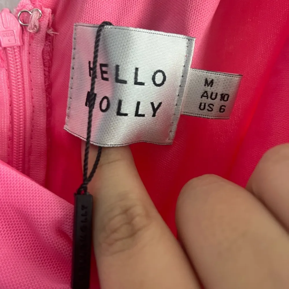 New HELLO MOLLY LONDON STREET STYLE MINI DRESS PINK size 6/medium - Image 7