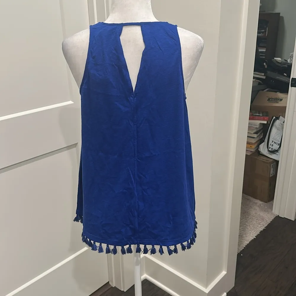 NWT Lilly Pulitzer Rexie Top in Twilight Blue Sz M - Image 8