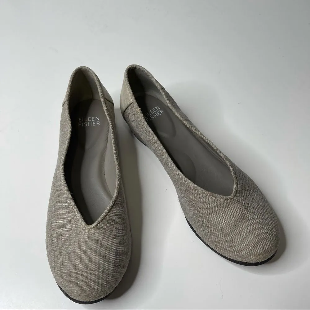 Eileen Fisher‎ patch flats size 6 - Image 2