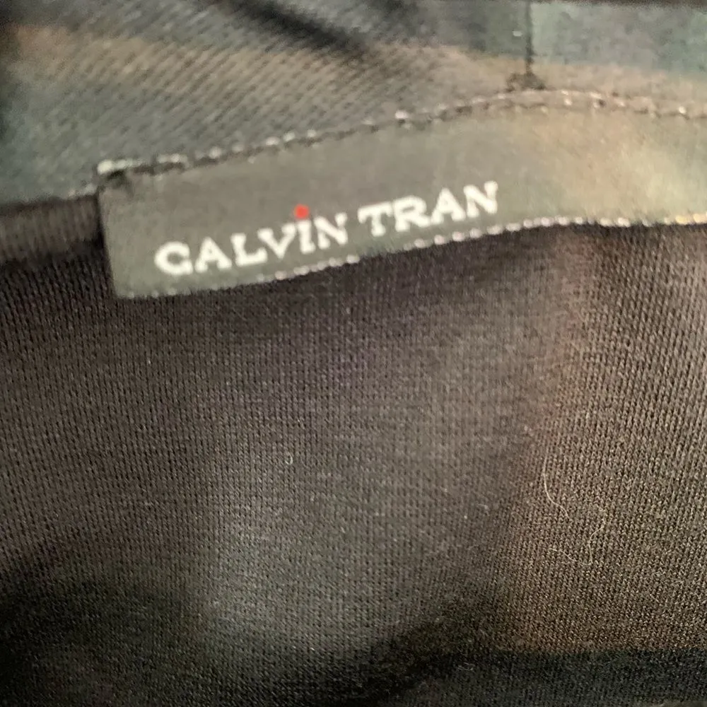 Project Runway Calvin Tran black turtleneck top size S‎ Black - Image 3