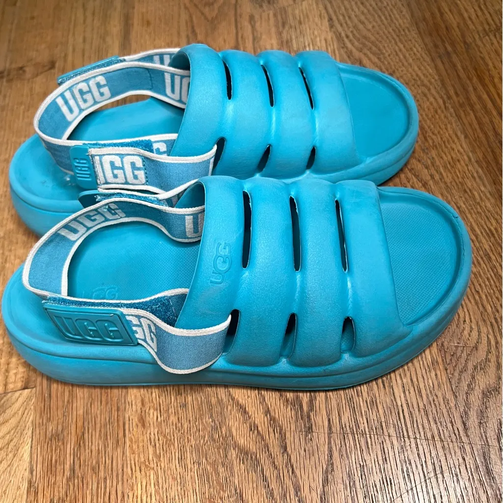 UGG Sport Yeah Slide Vibrant Blue size 7 US - Image 4