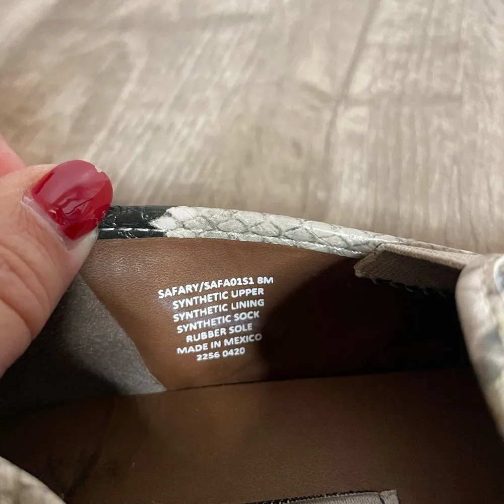 Steve Madden Safary Metallic Slip On Shoes Women's Size 8 - Image 5