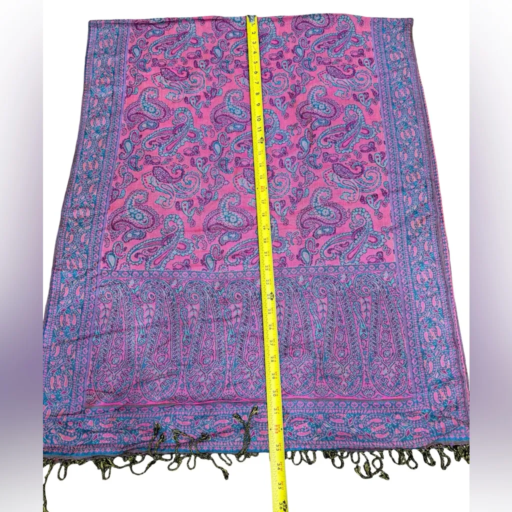 🧣 100% Cashmere Scarf | Made in Jerusalem | Boho Style - Image 5