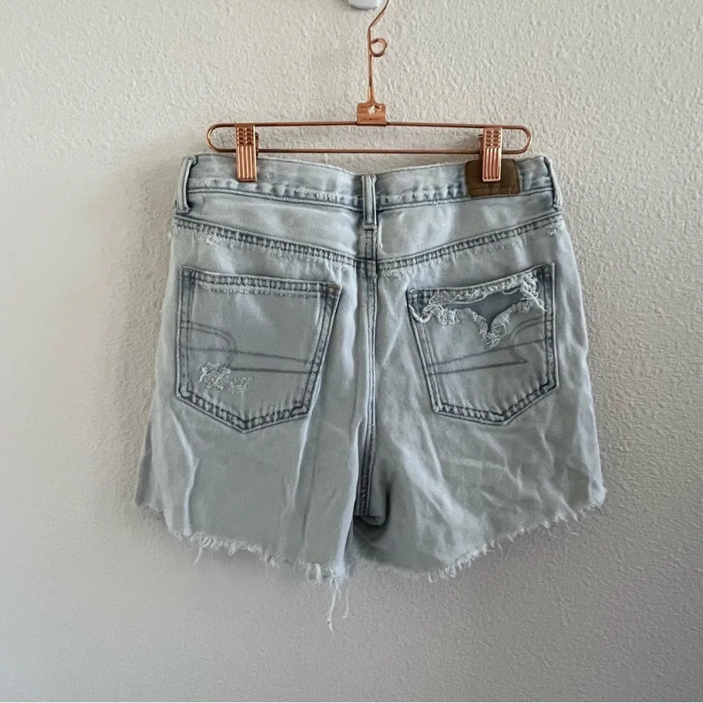 American Eagle Mom Short Heavy Distressed Shorts 6 - Image 5