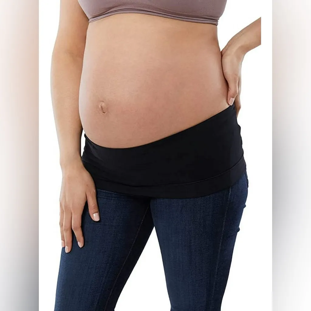 Set of 2 /Ingrid & Isabel Maternity Belly Band, for Pregnancy & Postpartum Black Size undefined - Image 3