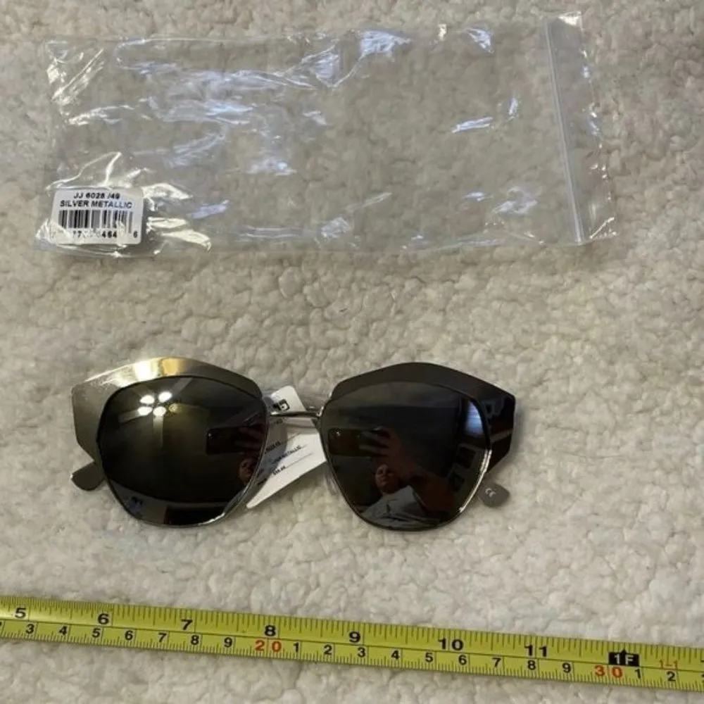 Joe’s Jeans Silver Metallic Sunglasses NWT - Image 11