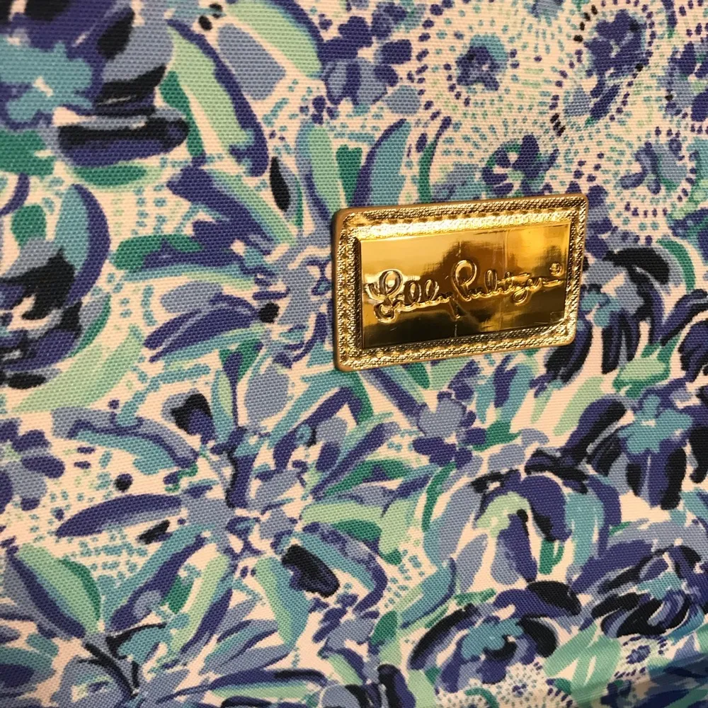 Lily Pulitzer Blue white wine cooler bag - Image 2