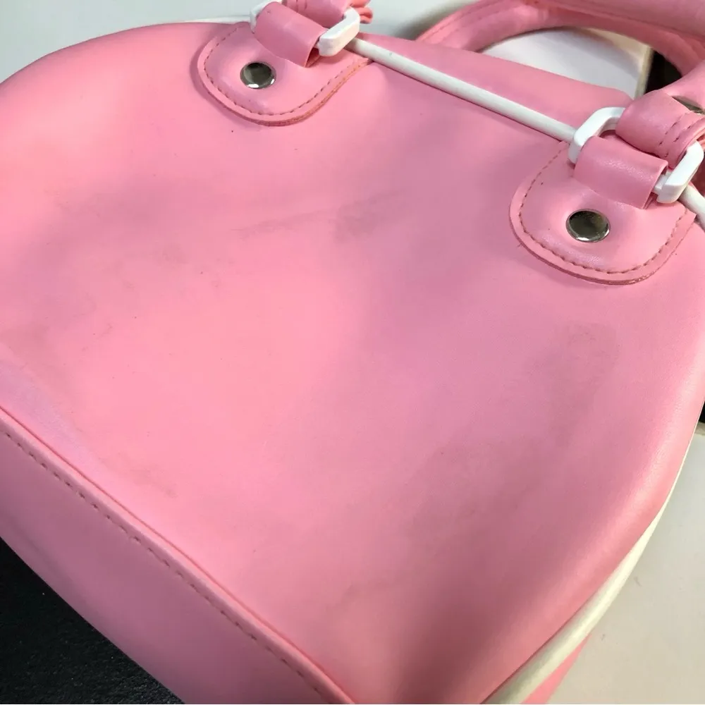 Vintage Y2K  Mini Bag Pink Varsity Academia Bowling Medicine Bag Cute - Image 8