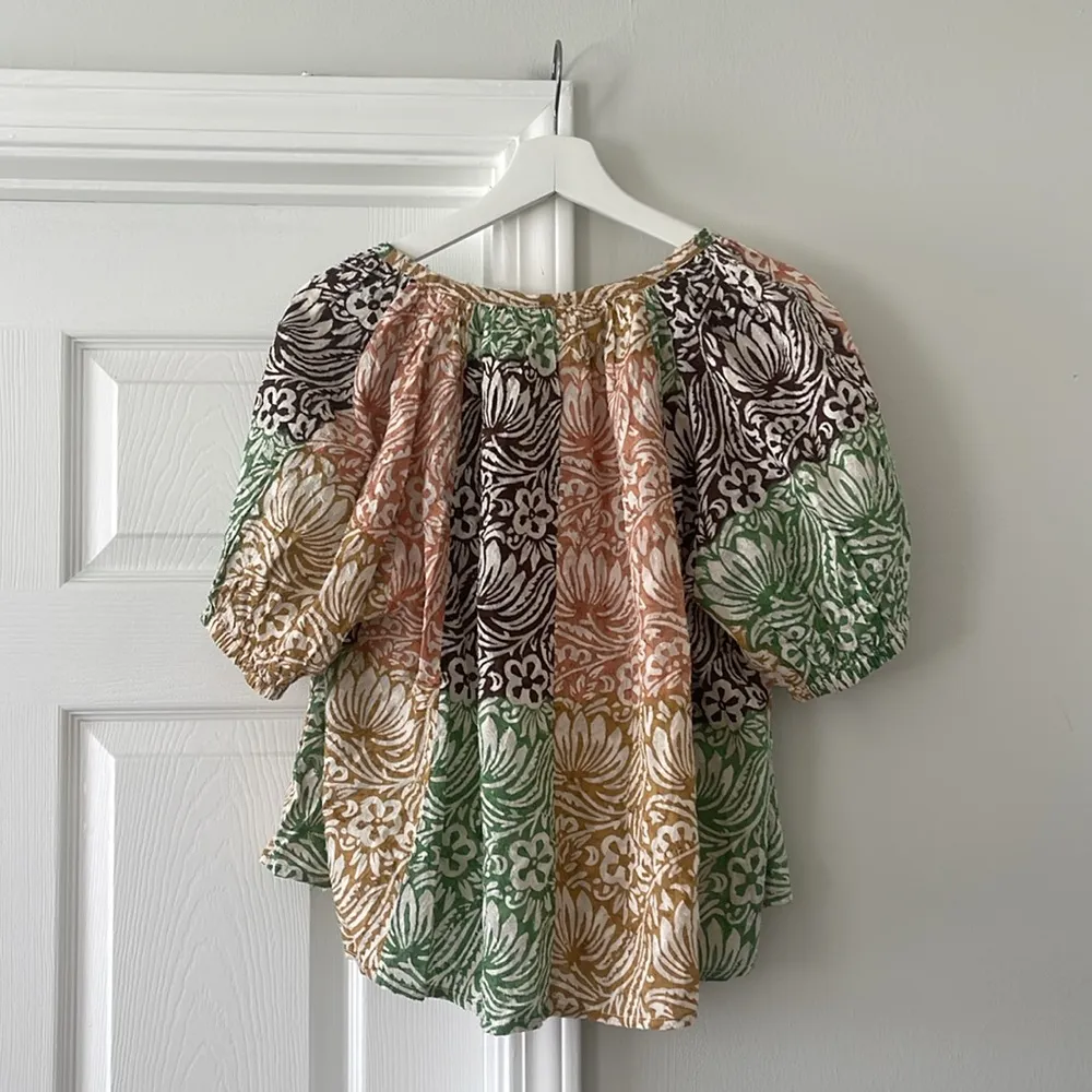 Anthropologie Roller Rabbit Aegean Abstract Top - Image 5