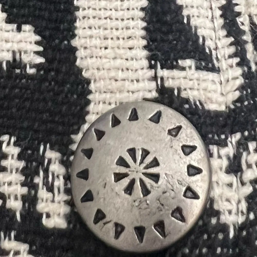 Vintage New Identity Elephant & Giraffe Safari Print Tapestry Jacket Size M - Image 9