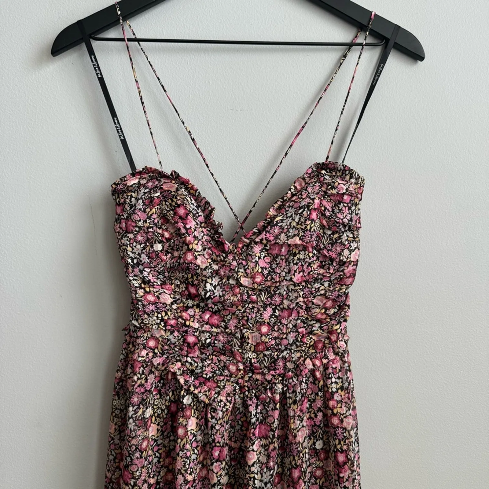 NEW For Love & Lemons Joelle Floral Maxi Dress M - Image 5