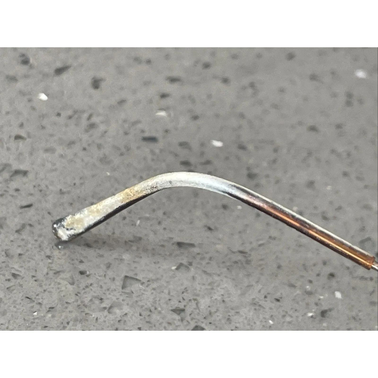 Anne Klein Eyeglasses 50-18-135 2025 K1046 Gold bronze half rim Frames ONLY - Image 12