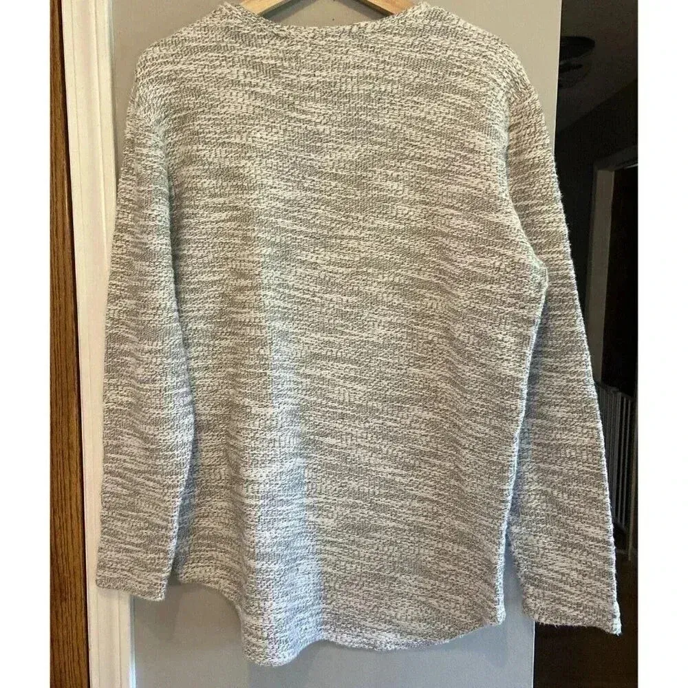 Pacsun Los Angeles‎ Long Sleeve Gray Top Size S Longer Fit Surf Beach Lagenlook - Image 5