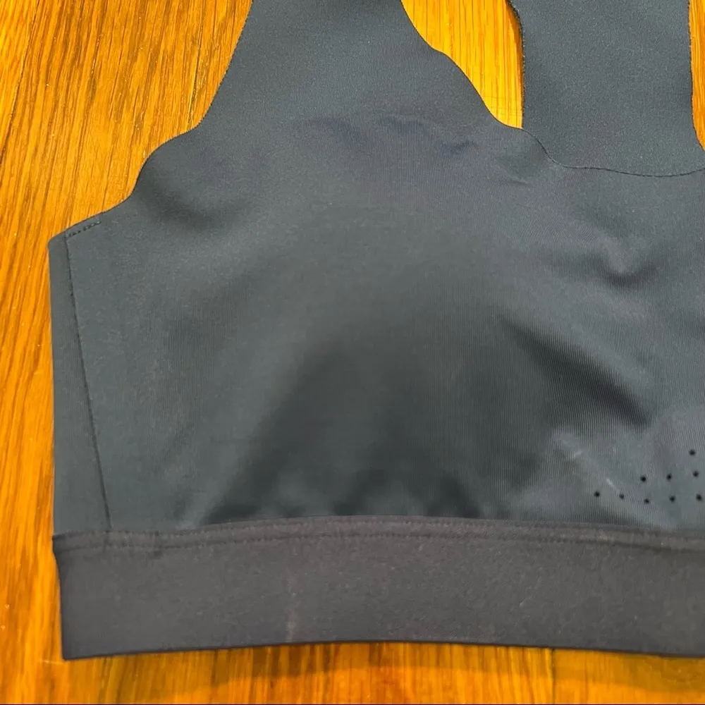 All In Motion Medium Support Bonded Racerback Bra Blue - Image 4