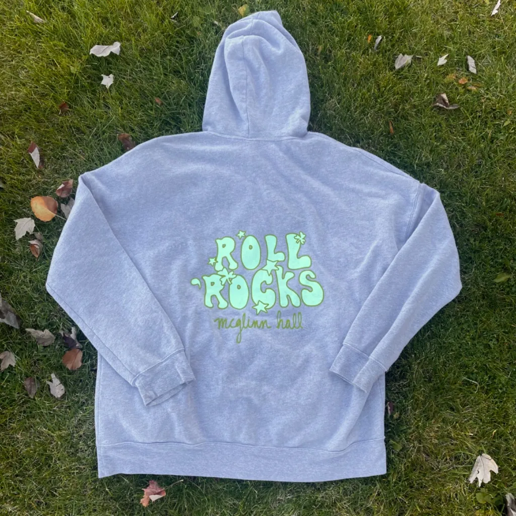 University of Notre Dame McGlinn Hall dorm hoodie Gray Size XL - Image 2