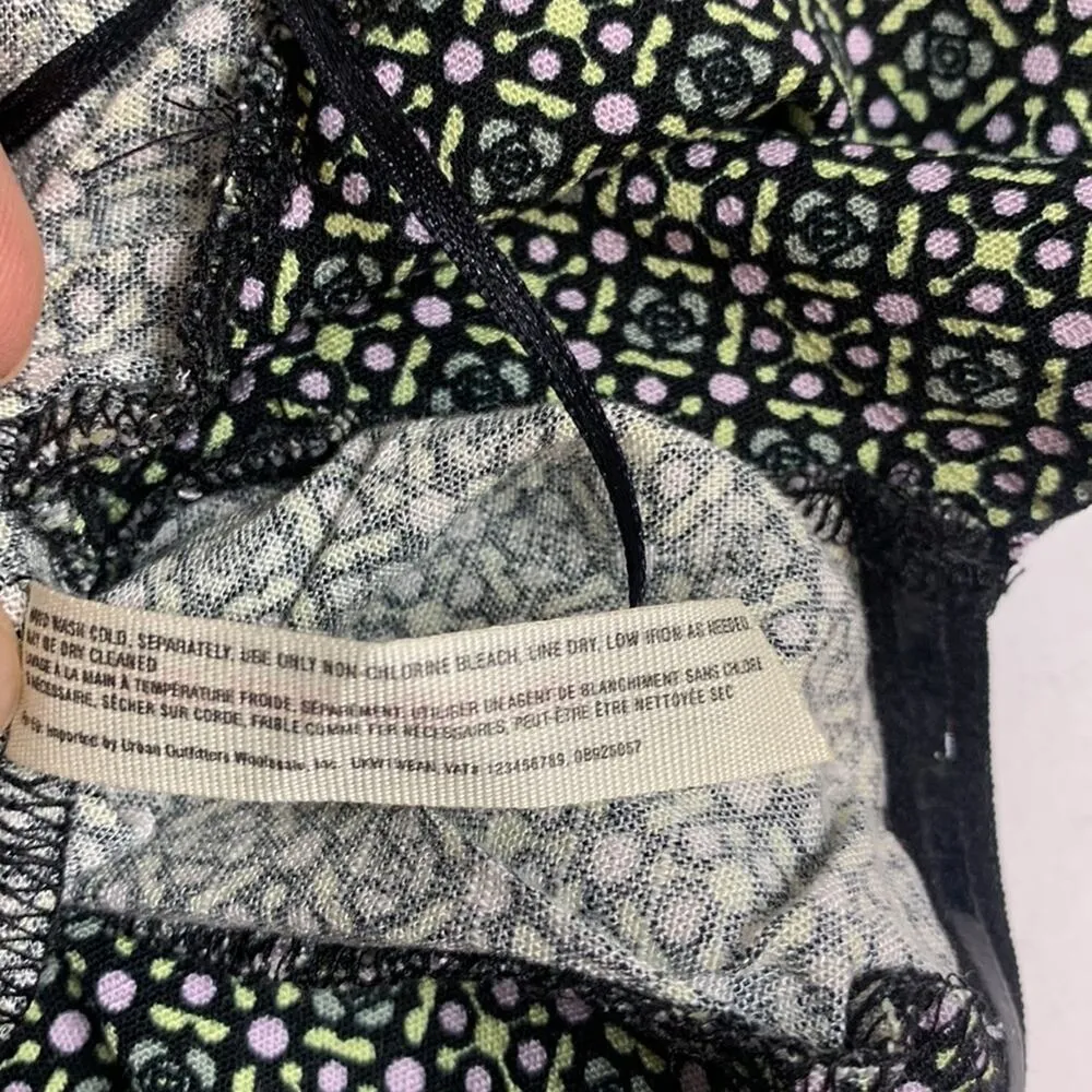 Free People Intimately Lucky Now Brami Crop Top Black Boho New w tag W-553 Sz S - Image 12