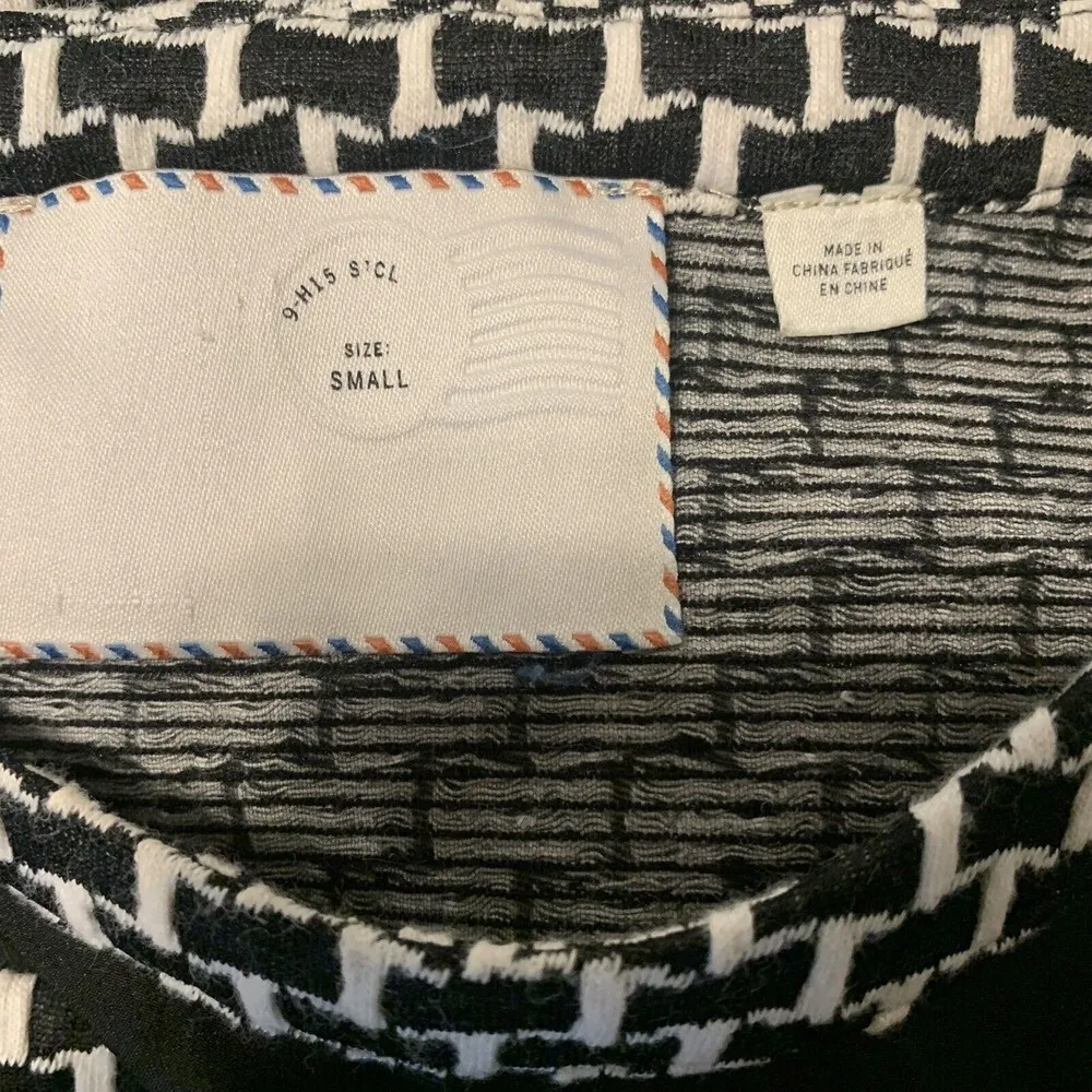 Postmark Anthropologie Womens Size Small Basketweave Knit Mini Shift Tunic Dress - Image 5