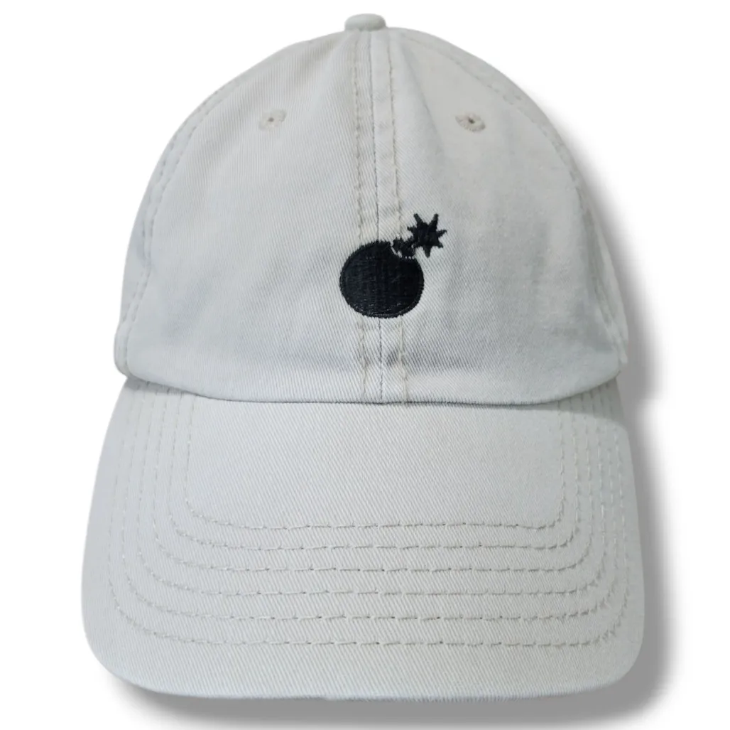 The Hundreds Hat Cap The Hundreds Solid Bomb Dad Hat Embroidered Logo Embroidery Unisex Hat - Image 2