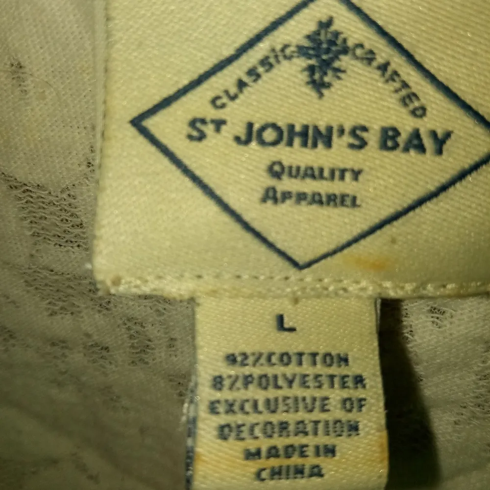St. John's Bay L Lacy Cotton Blouse Top - Image 2