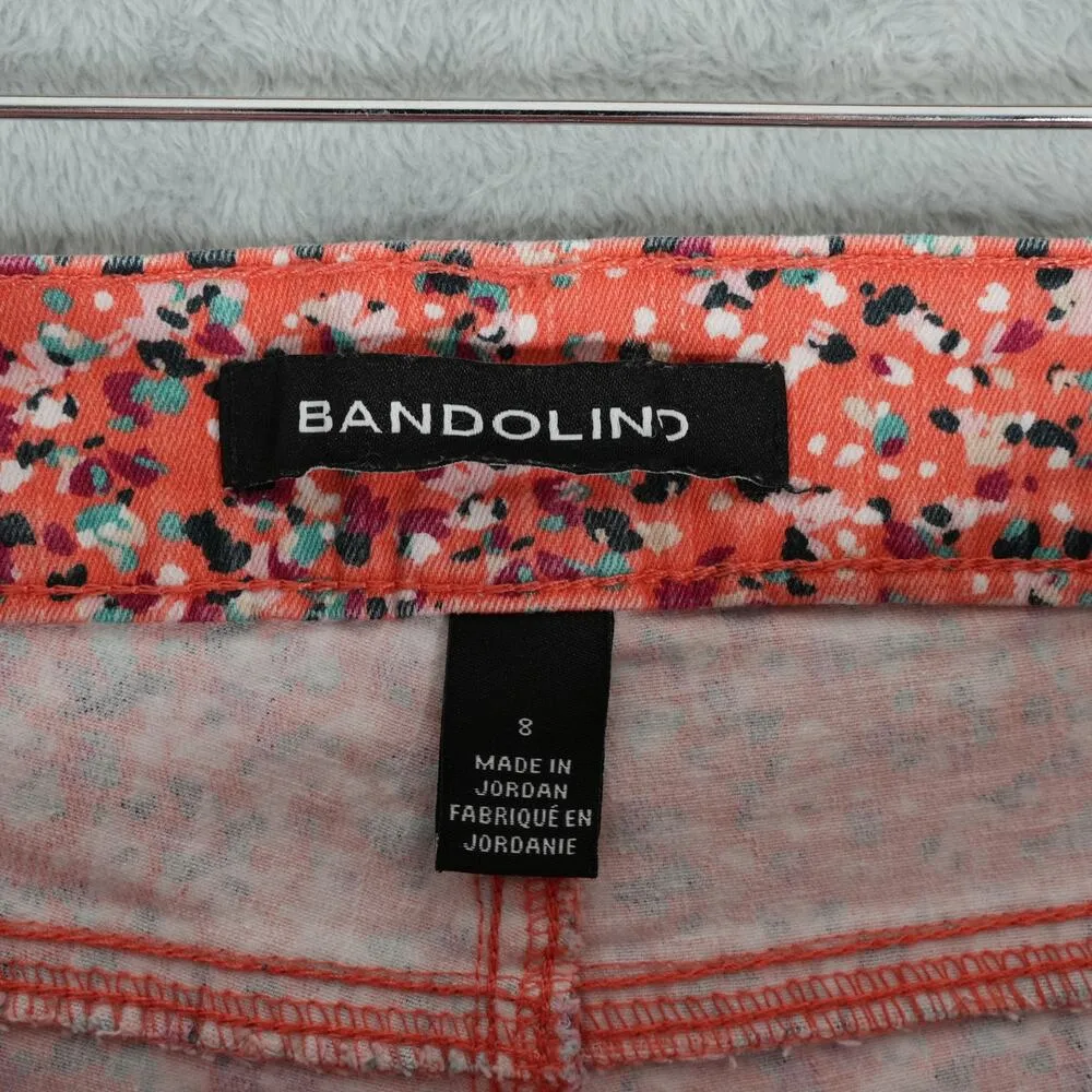 Bandolino Mandie Shorts Womens 8 (30x6) Floral Paisley Cotton Stretch Mom - Image 8