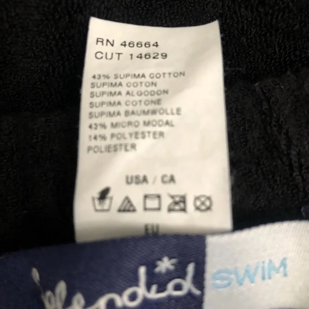 Splendid Black Swim Coverup strapless romper tie waist - Image 5