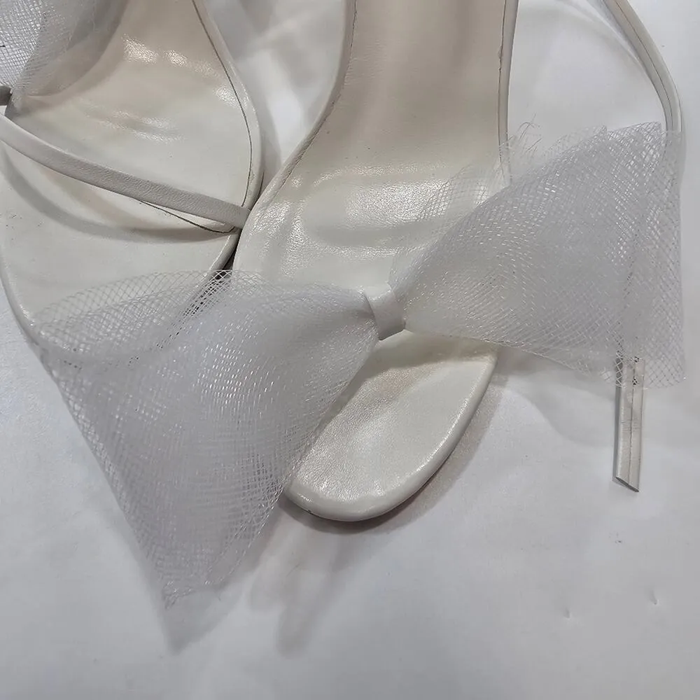 RAYE Bubbly Heel in Ivory Size 8 - Image 5