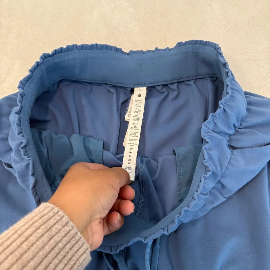 Lululemon Stretch High-Rise Pant 7/8 Length in Water Drop Size 10 Luxtreme Nulu - Image 7