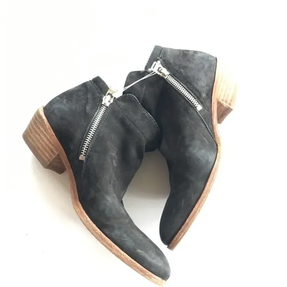 Sam‎ Edelman PACKER ANKLE BOOTIE Black Leather 6.5W Wide - Image 7