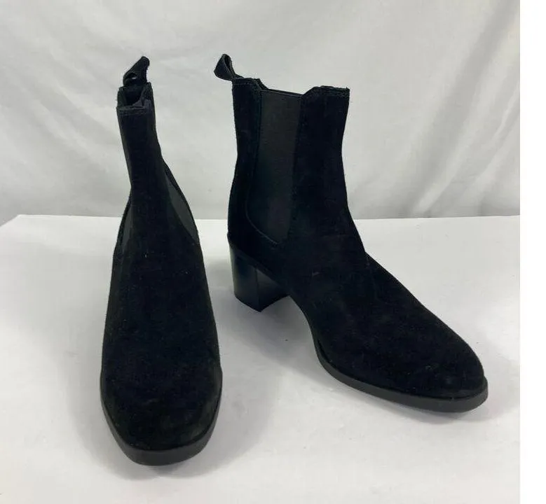 Steve Madden Rhiannon Suede Chelsea Ankle Boot in Black Size 9.5 - Image 3