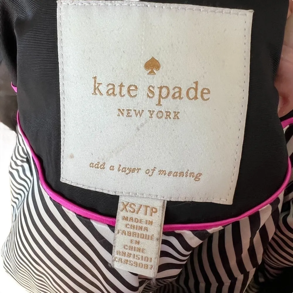 KATE SPADE Black Quilted Jacket - Image 7