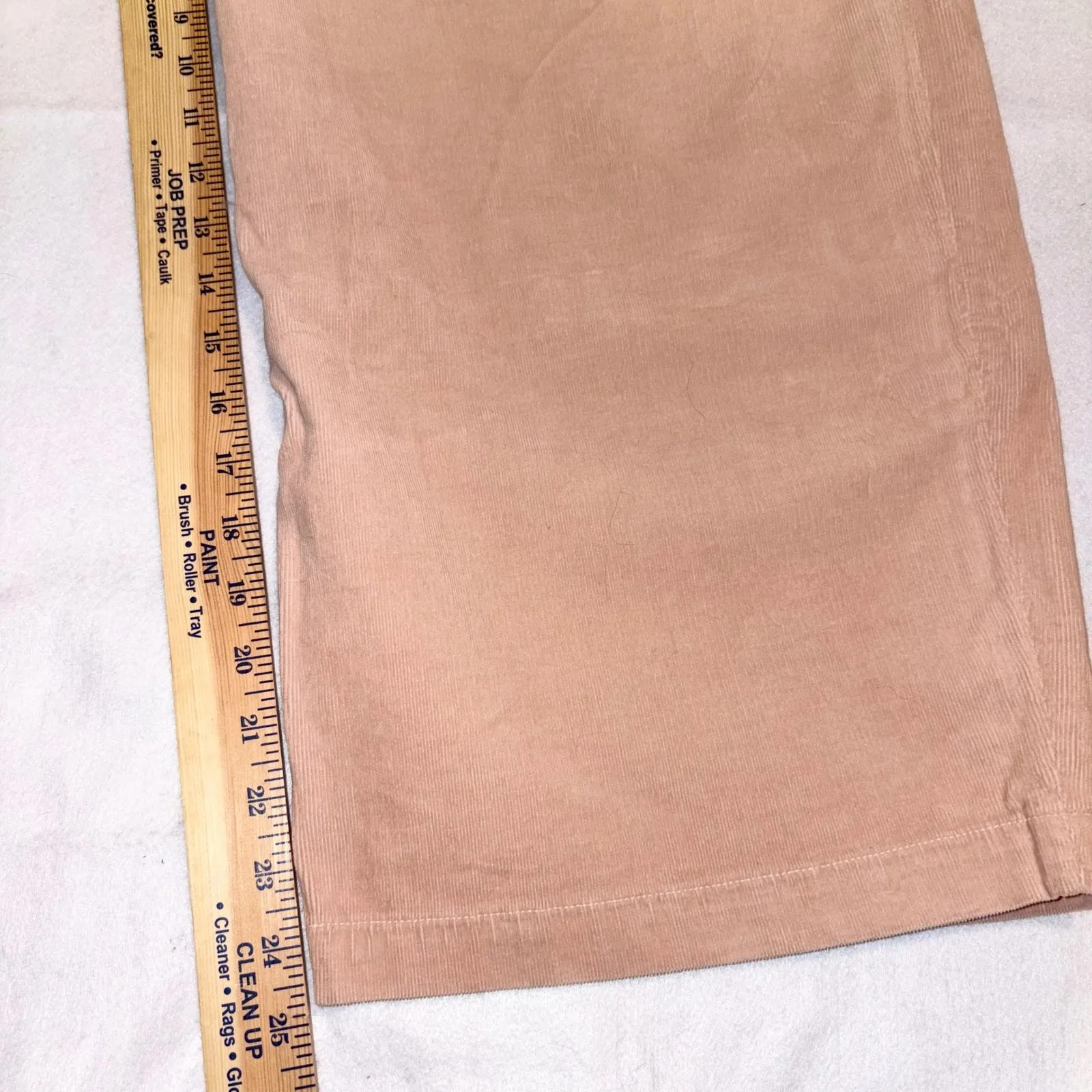 Citizens of Humanity barrel leg ankle corduroys Light Pink Pleated High Rise - Image 7