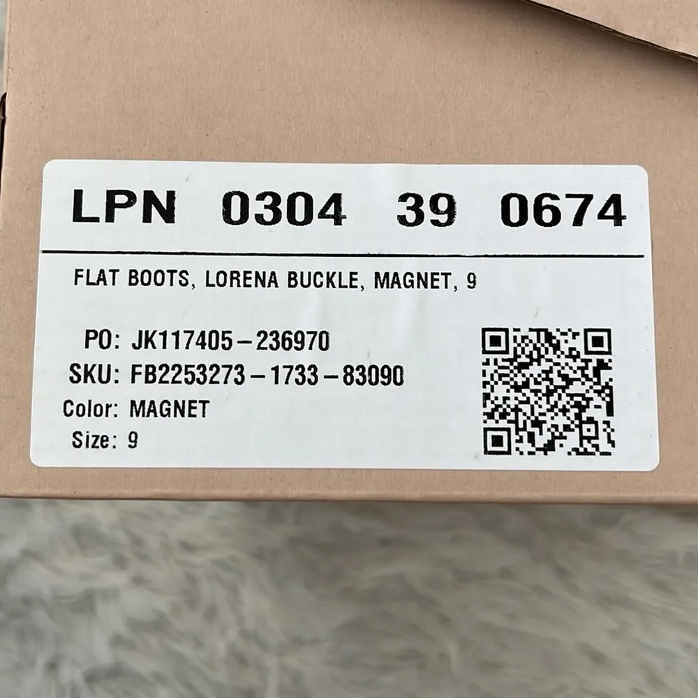 JUSTFAB Lorena Buckle Women’s Tall Boot magnet black size 9 - Image 4