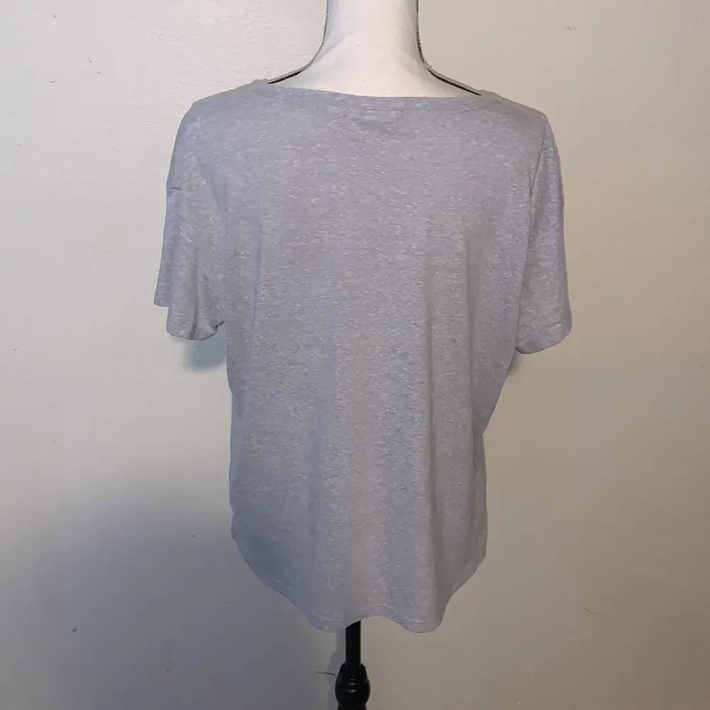 Junk Food grey embroidered we are family short sleeve shirt - Image 6