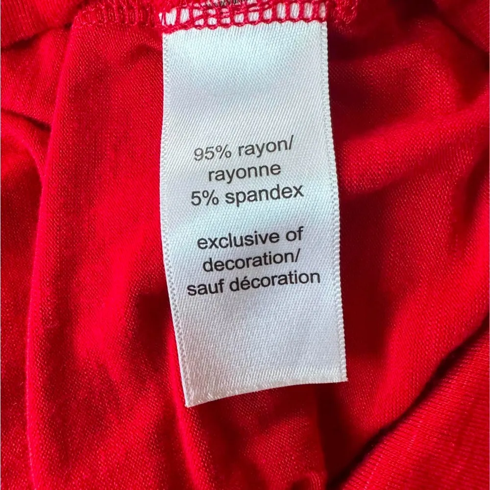 Maurices‎ Women's Small Red Tank Top Crochet Faux Button Chic Casual - Image 6