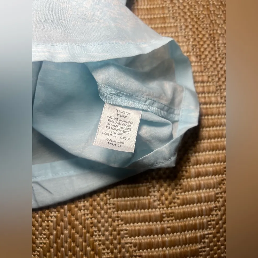 Biltmore Women's Sleeveless Ruffle Tank Top,Light Blue,Size M,Brand New, NWT Blue Size M - Image 8