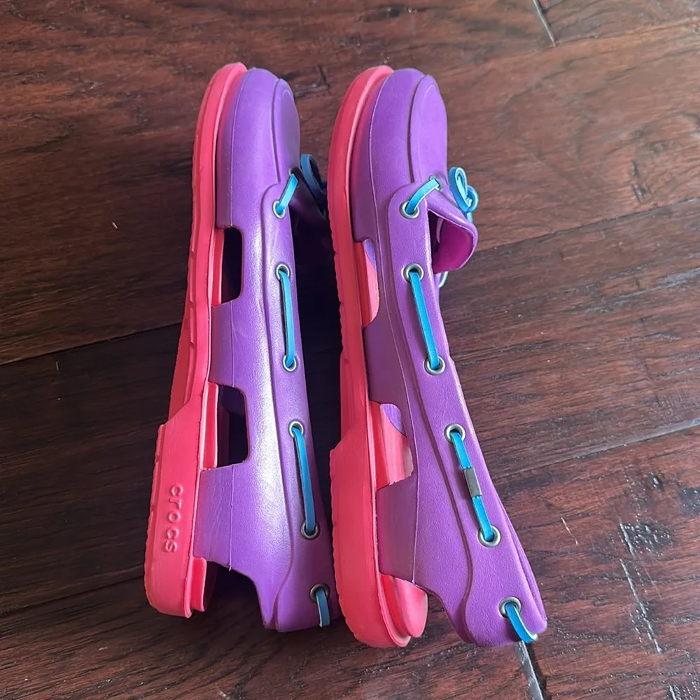 Crocs Beach Line Boat Shoe Size 10 - Image 4