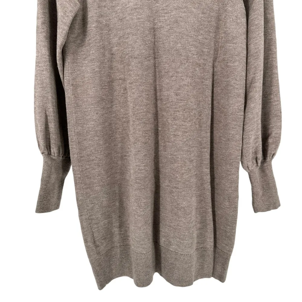 Joie Catriona Turtleneck Dress Tan Long Sleeves Wool Cashmere Blend size Small - Image 8