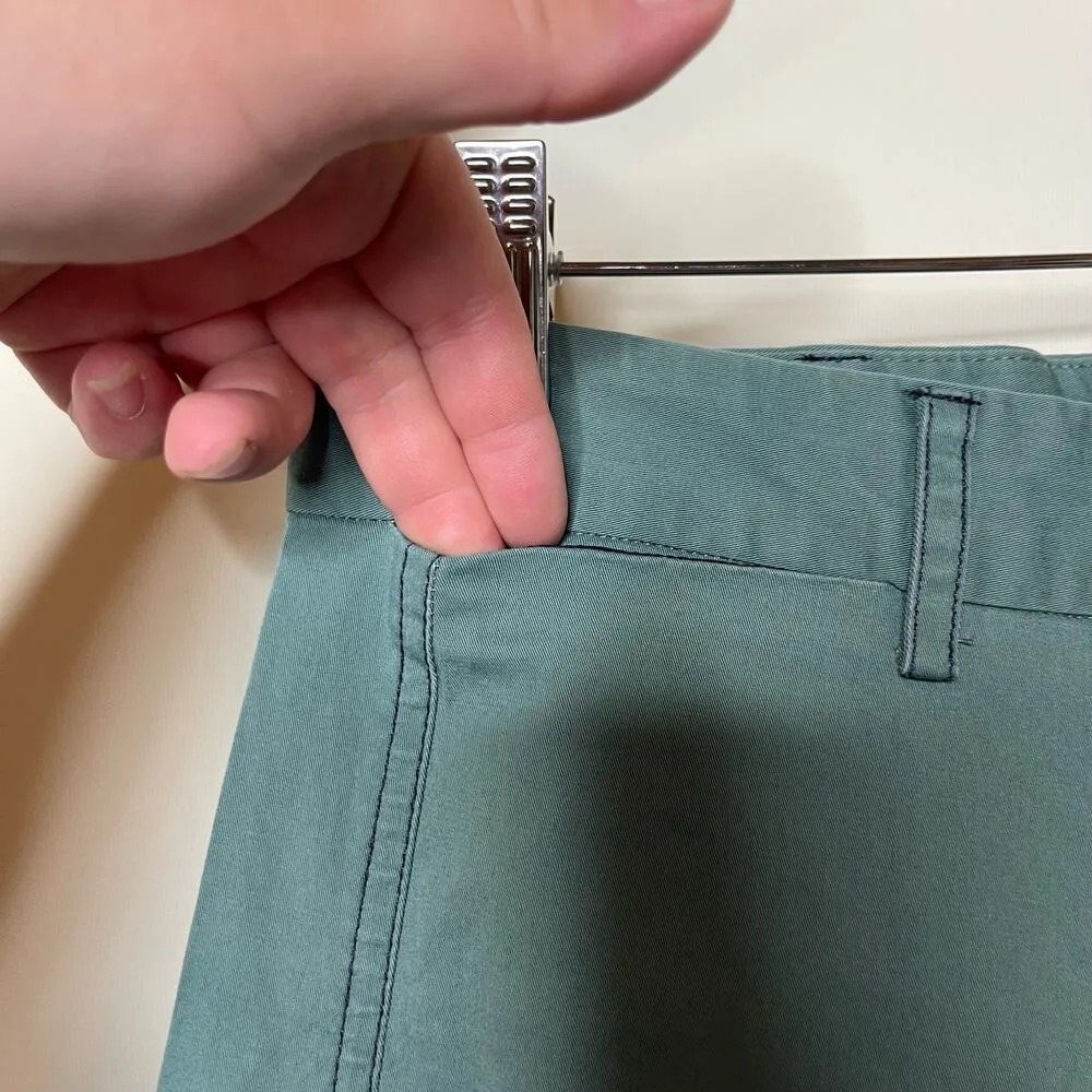 Sea New York High Rise Wide Leg Pants Womens 4 Green Moss Size 24 - Image 4