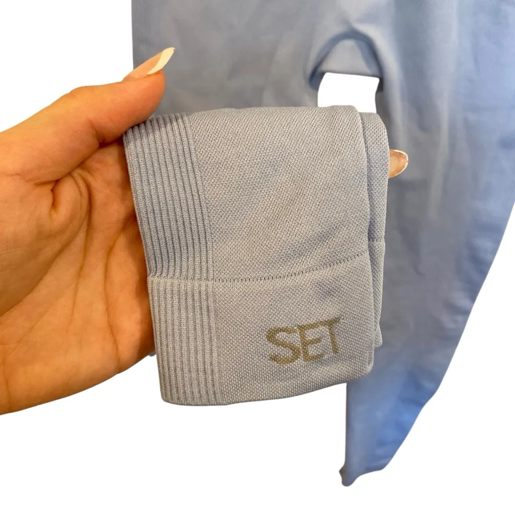 SET Active Sculptflex Seamless Active Leggings In Blue - Image 7