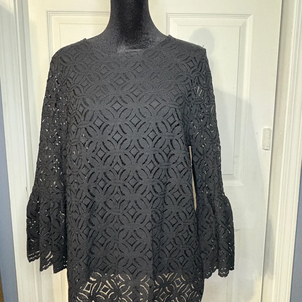 H&M Black Lace Top - Image 2