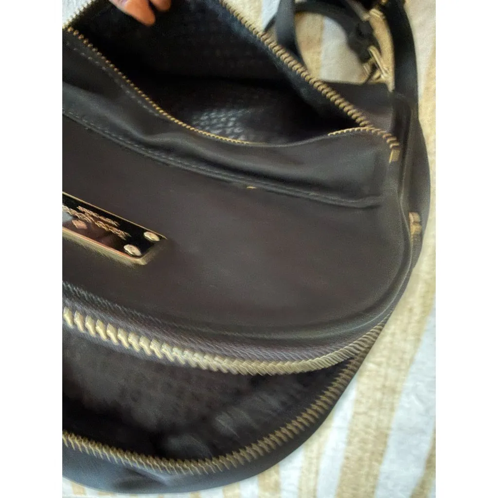 KATE SPADE Black Gold Nylon Mini Backpack - Image 3