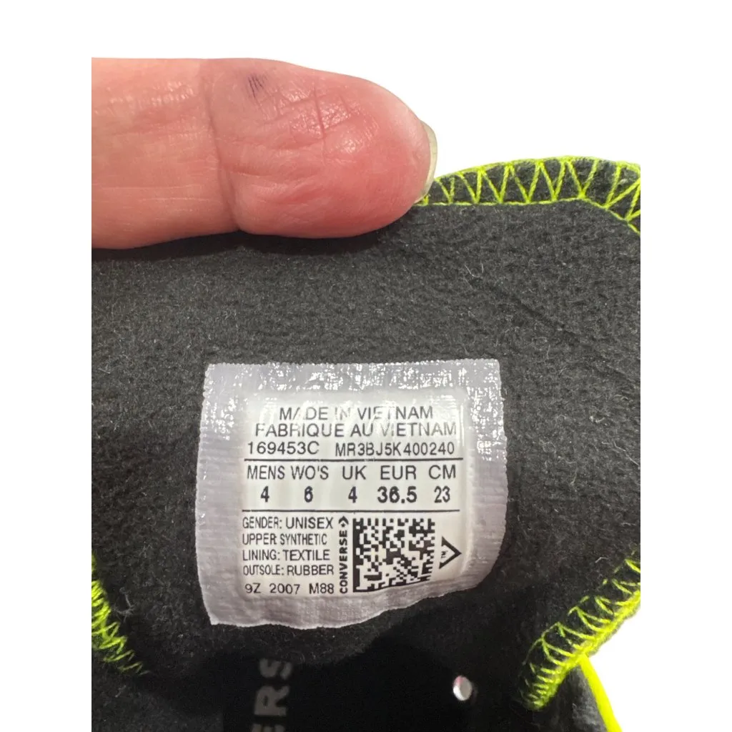 Converse Chuck Taylor Womens Yellow High Top Sneakers Size 6 SKU 8660 - Image 11