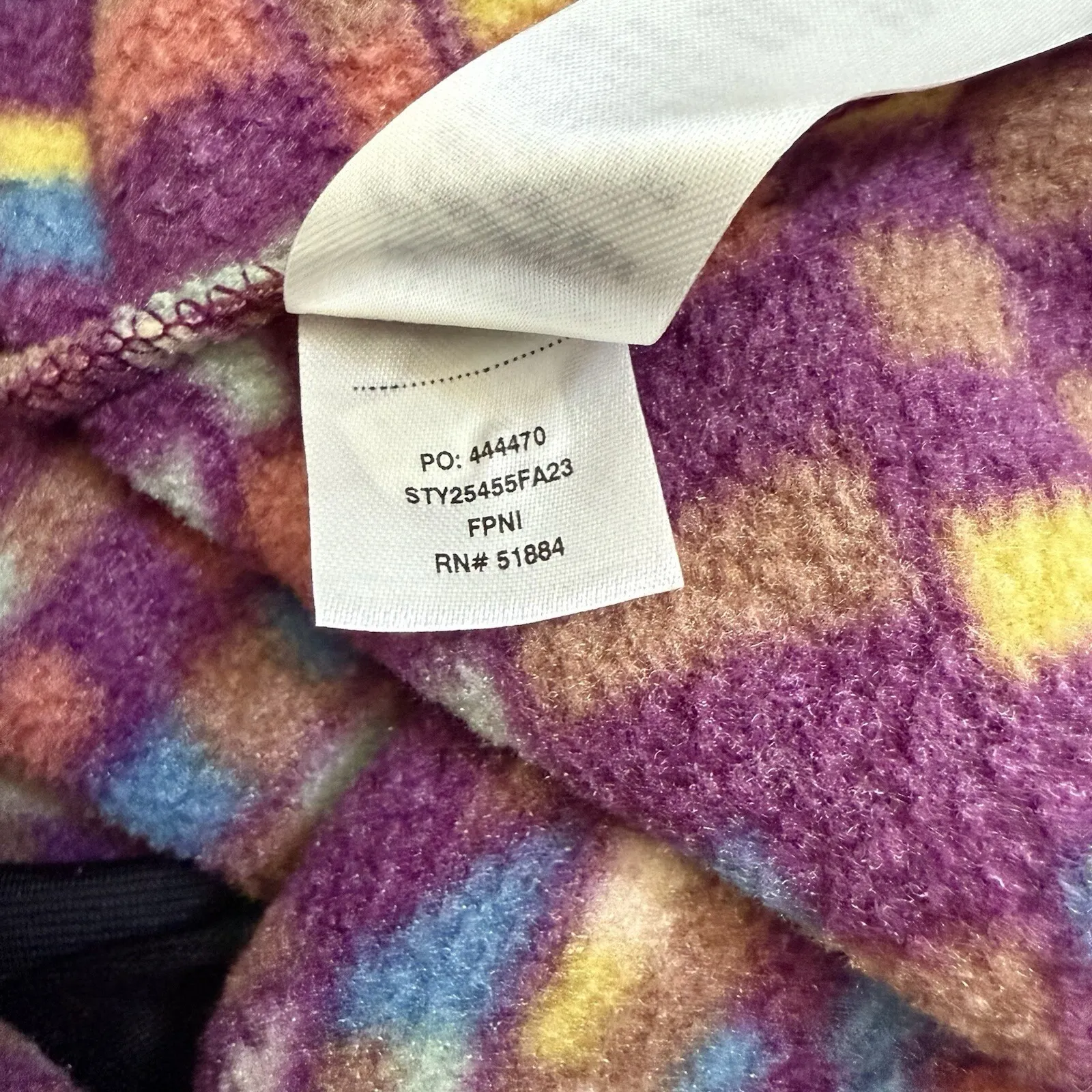 Patagonia Synchilla Snap T Pullover Womens XS Night Plum Fitz Roy Patchwork New - Image 8